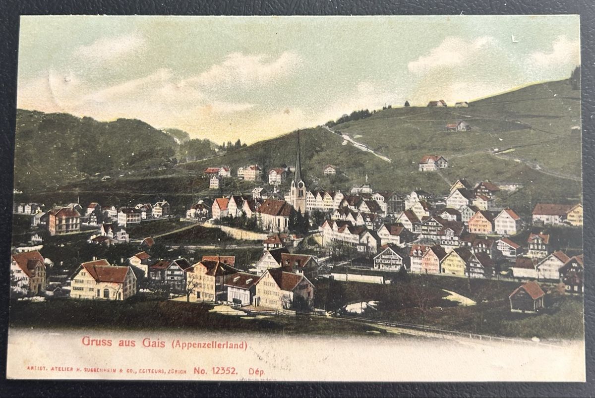 Cartoline postali: Gruss aus Gais 1905 – Usato da Horw venduto da Tellbub