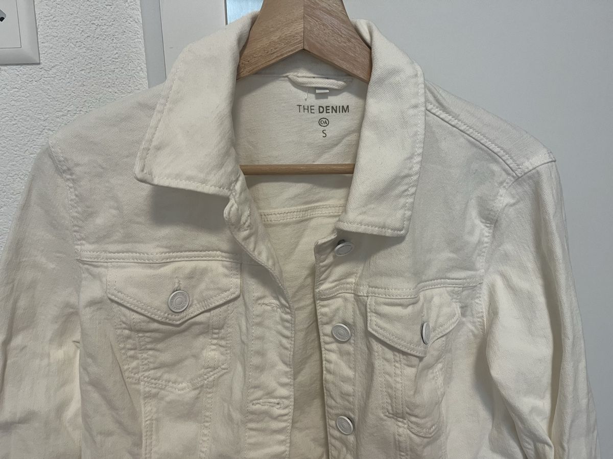 C&A Giacche: Jeansjacke weiss S neu – Nuovo (secondo la descrizione) da Birrwil venduto da vanyboo 1