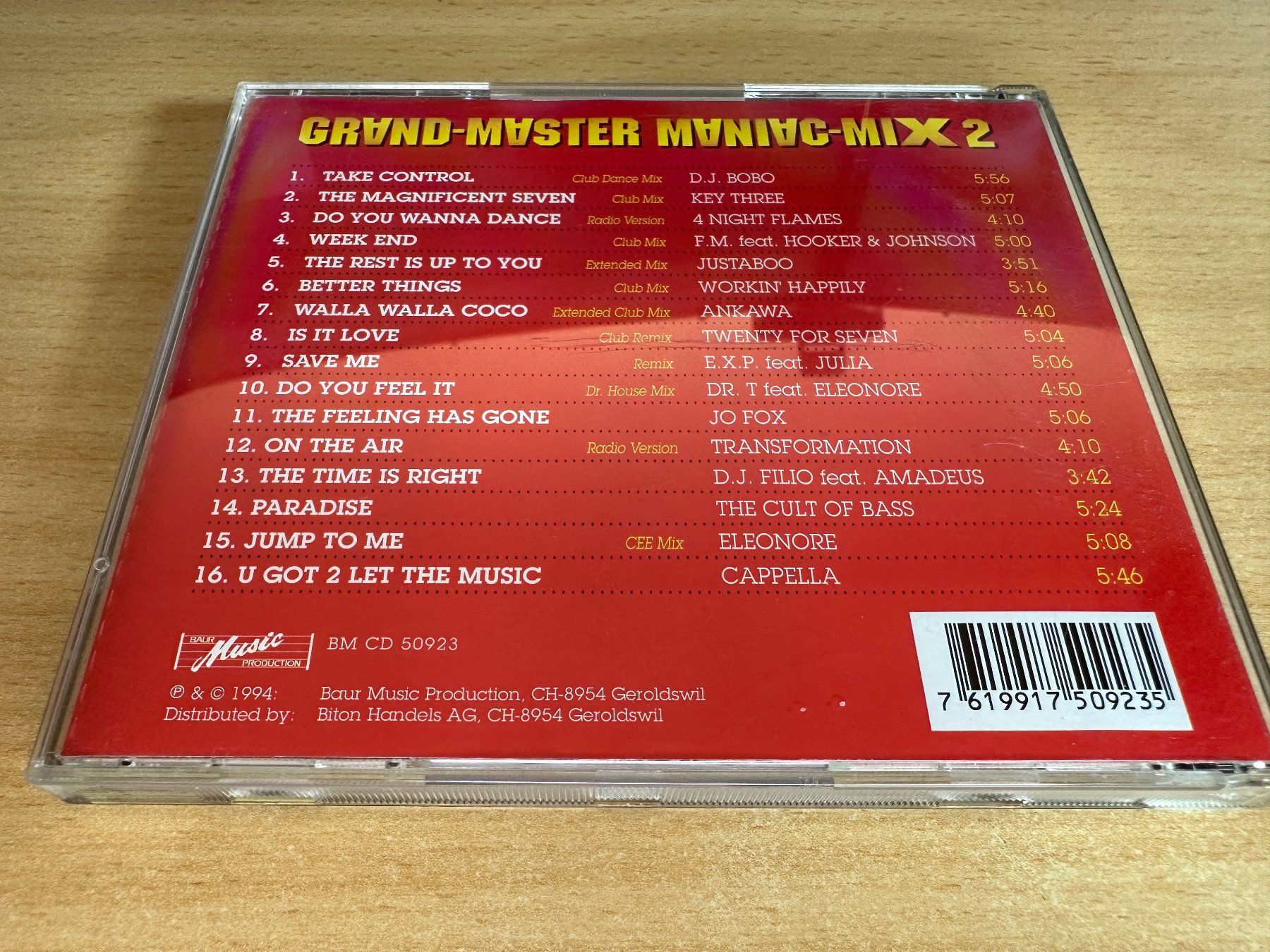 CDs: Various – Grand-Master Maniac-Mix Volume 2 – Gebraucht aus Rikon im Tösstal von Alpenmutz 1
