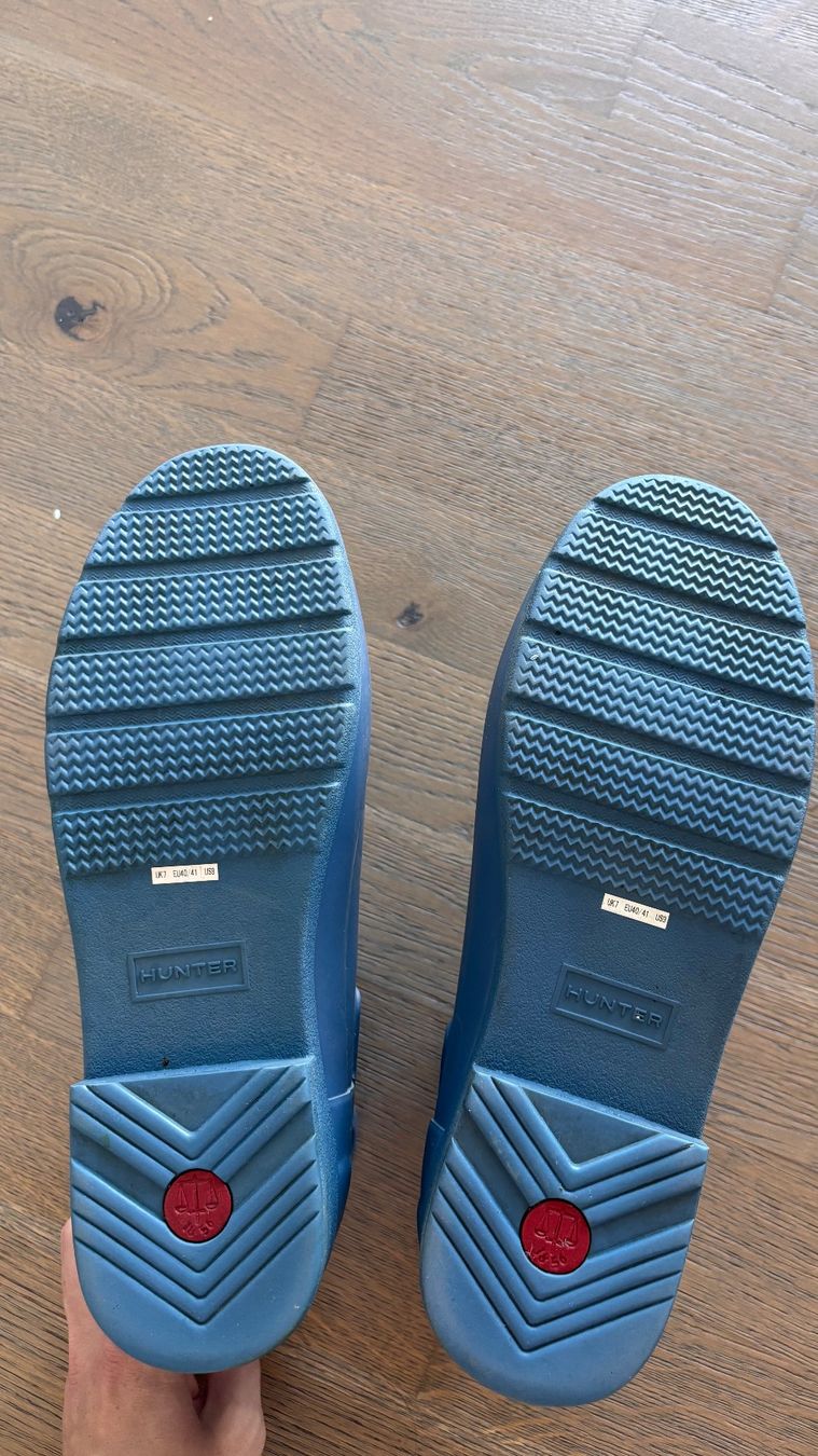 Hunter Scarpe da donna: Hunter Original Commando Wellies – Pale Blue, Gr. 40/41 – Usato da Zürich venduto da neu_xzs2 5