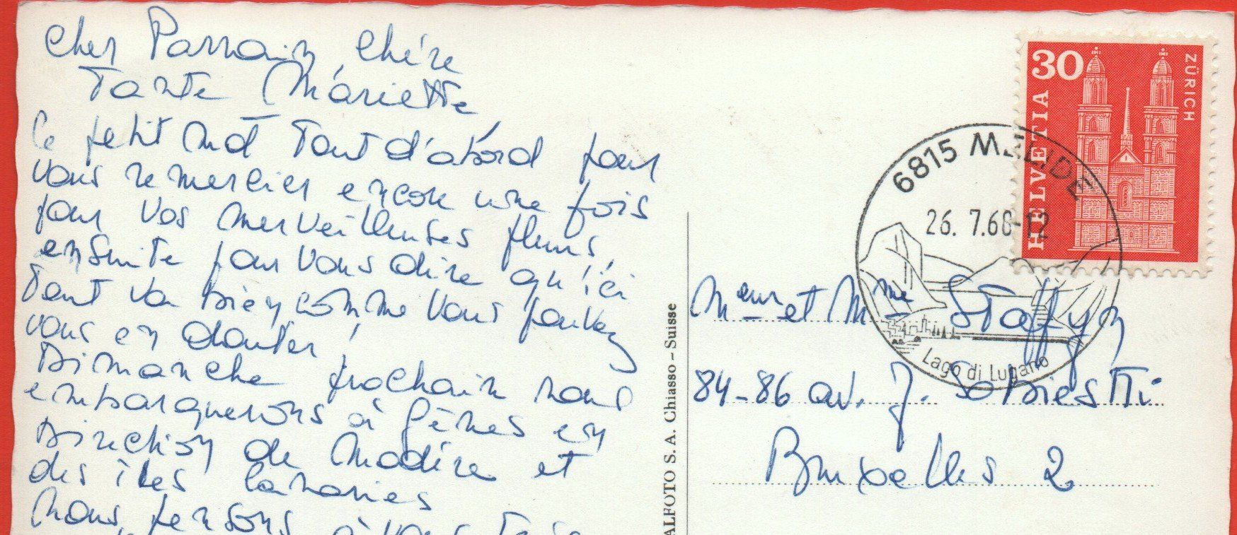 Cartes postales: MELIDE Aerofoto – D'occasion à Jona par philajona 1