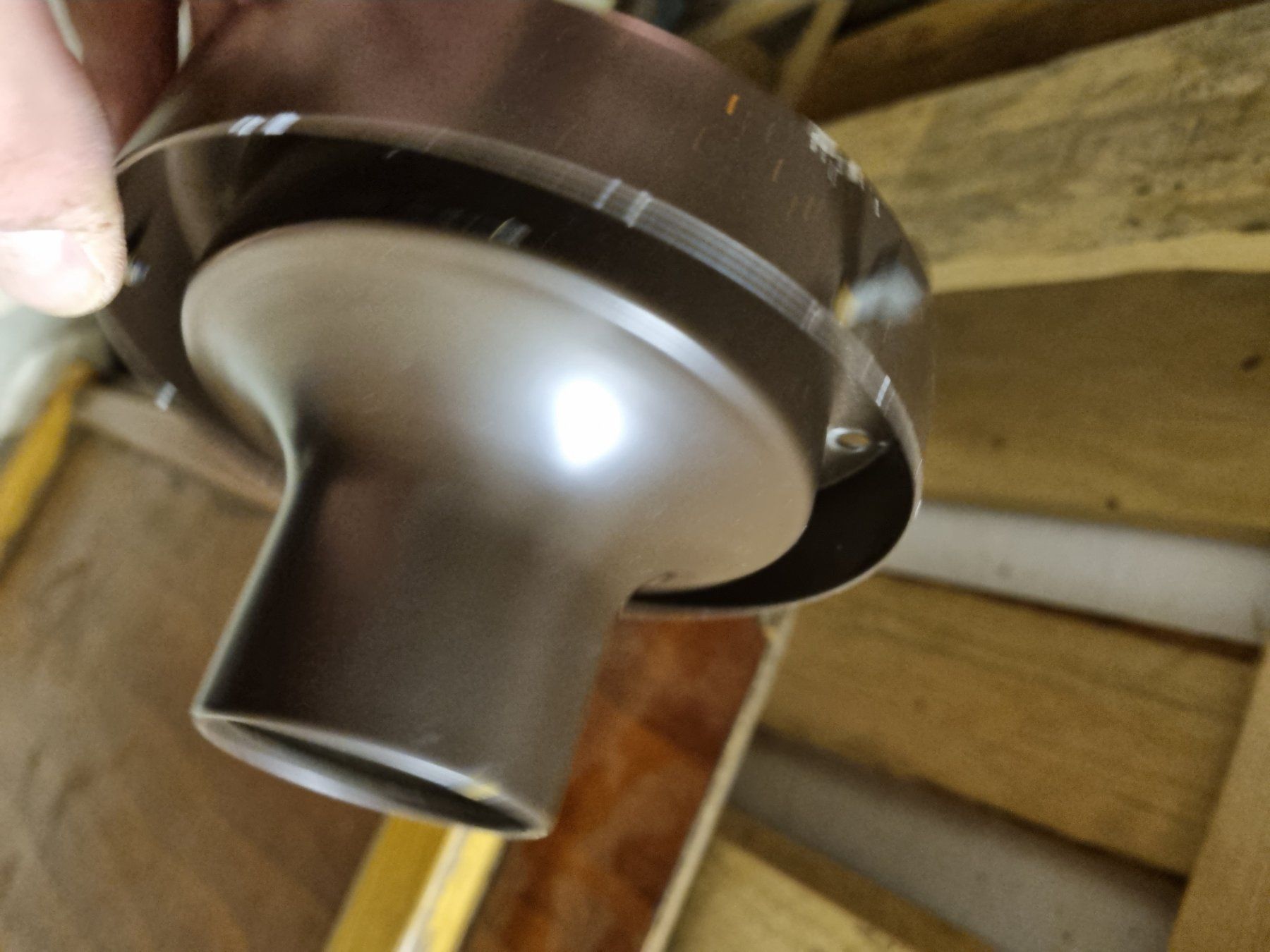 Kronleuchter & Deckenlampen: Kubische Vintage Deckenlampe – Gebraucht aus Basel von Jcva 7
