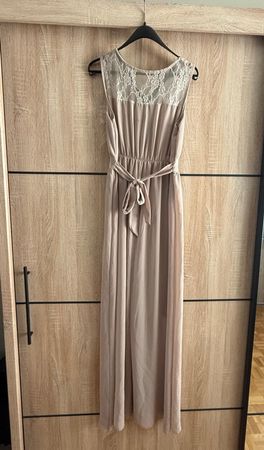 Abendkleid Creme