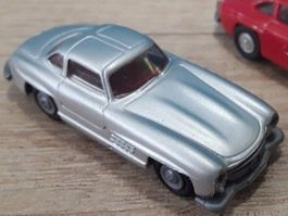 2 x Mercedes 300 SL Flügeltürer ___ Wiking / Praline H0 1:87