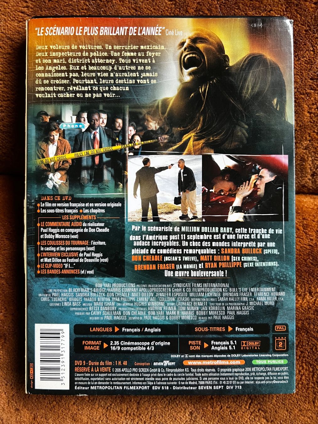 Tutti i DVDs: DVD Collision (FR/EN) Sandra Bullock – Usato da Bouveret venduto da Feelgoodtrading 1