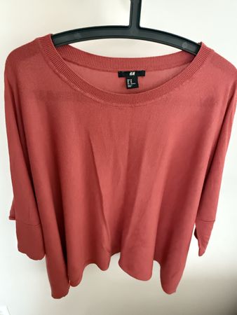 H&M Feinstrickpulli, Gr. XS, rostrot - Herbst-Must-have!