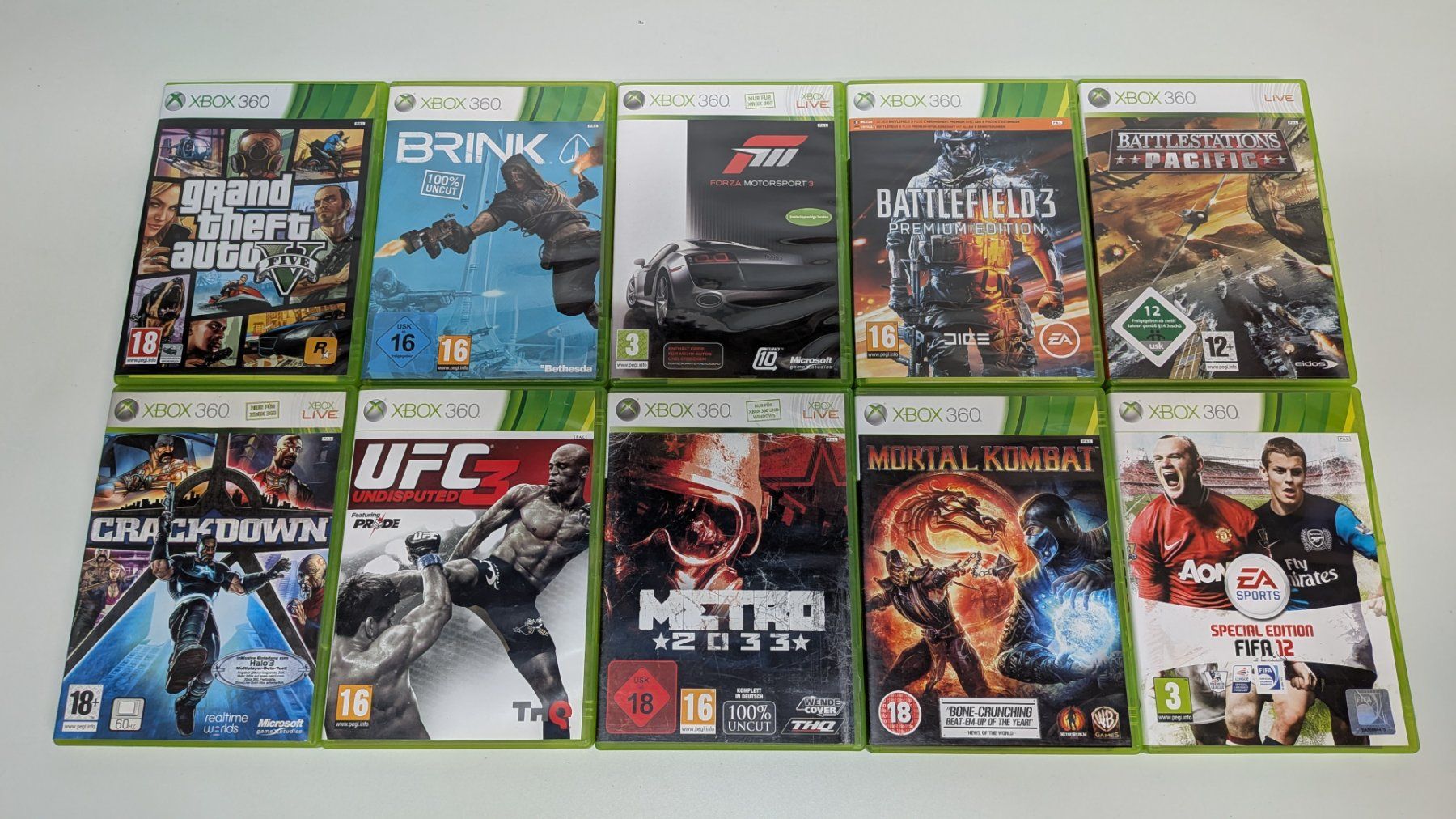 Microsoft Console: Microsoft Xbox 360 S, 2 Controller, 10 Spiele – Usato da Menziken venduto da mame18 3