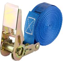 26  Spanngurte 800 kg 25 mm x 6 m einteilig blau