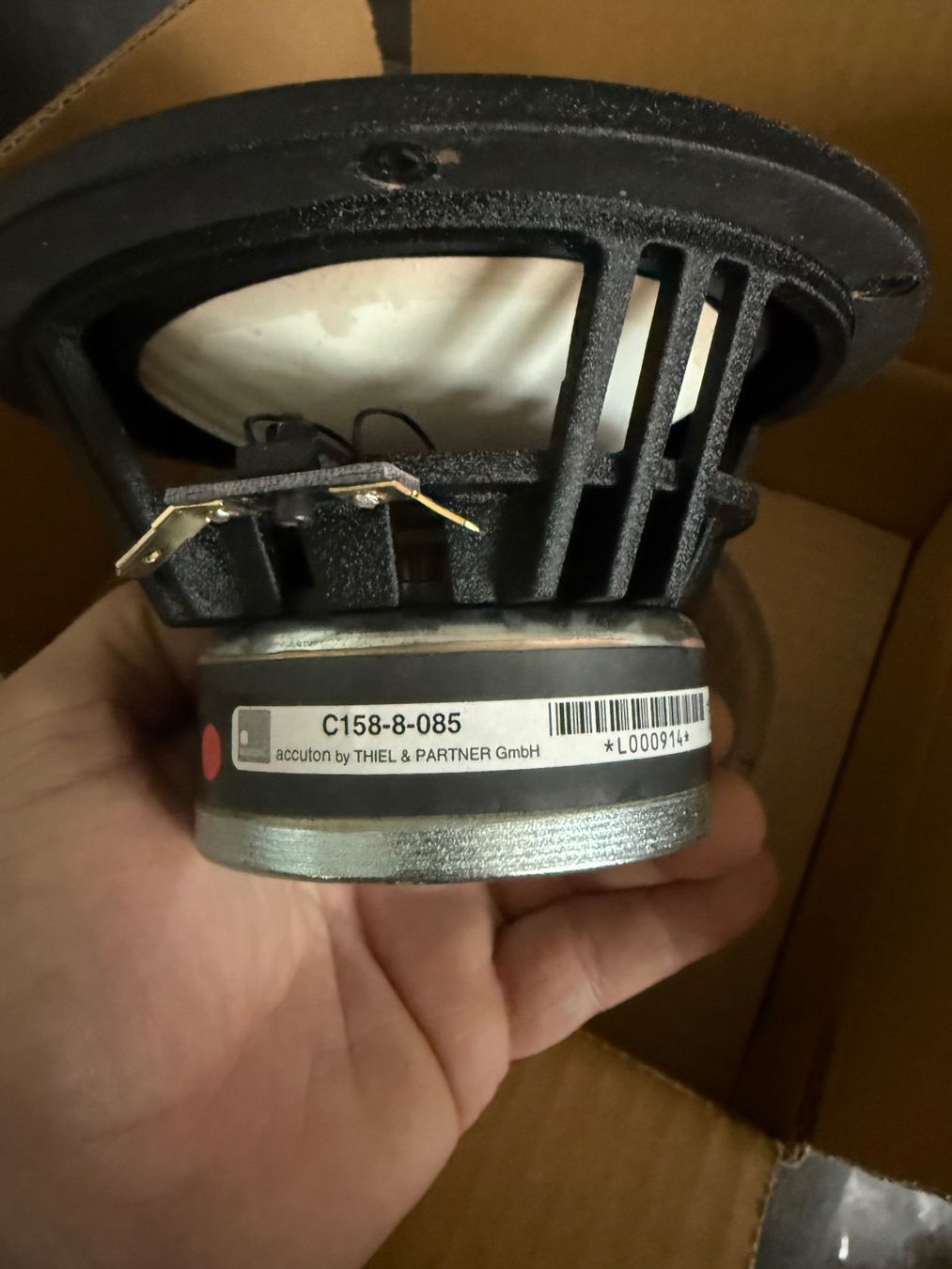 Casse acustiche: Accuton C158-8-085 Paar Ceramic Speaker Driver 5.5" – Usato da Schlieren venduto da BT89 3