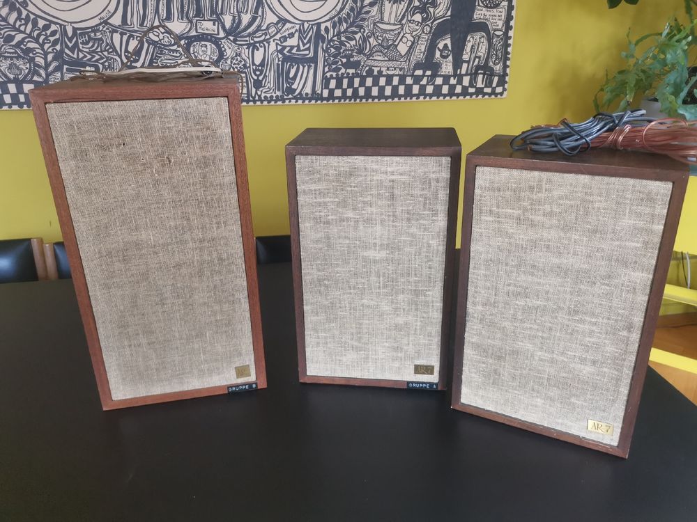 3 hauts parleurs ancien AR 7, AR 4xa (Defekt) in La neuveville für CHF ...