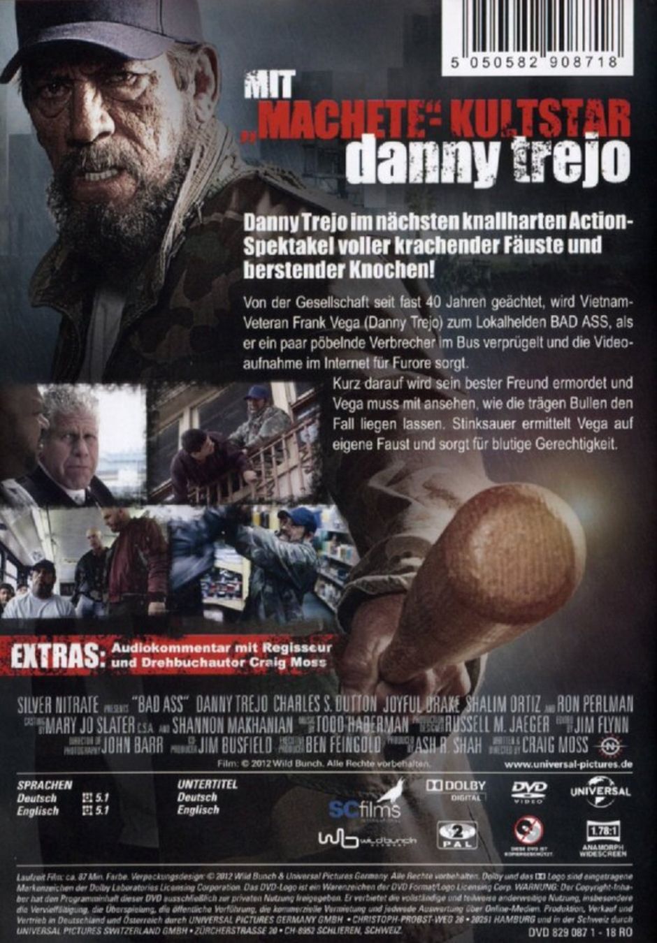 Alle DVDs: Bad Ass (Danny Trejo, Ron Perlman) – Gebraucht aus Brunnen von Barfly5 1