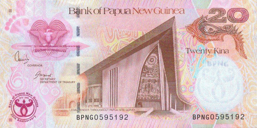 Papua Neu Guinea 20 Kina 2008 Commemorative Banknote UNC (Neu (gemäss ...