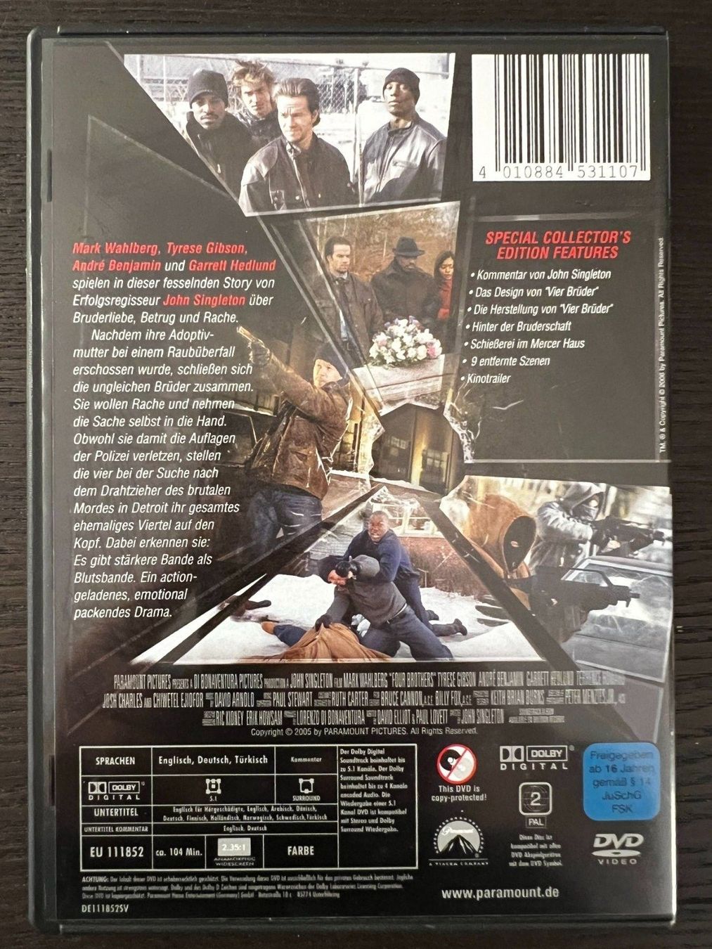 Tutti i DVDs: Vier Brüder – Usato da Zürich venduto da FilmFreunde 1