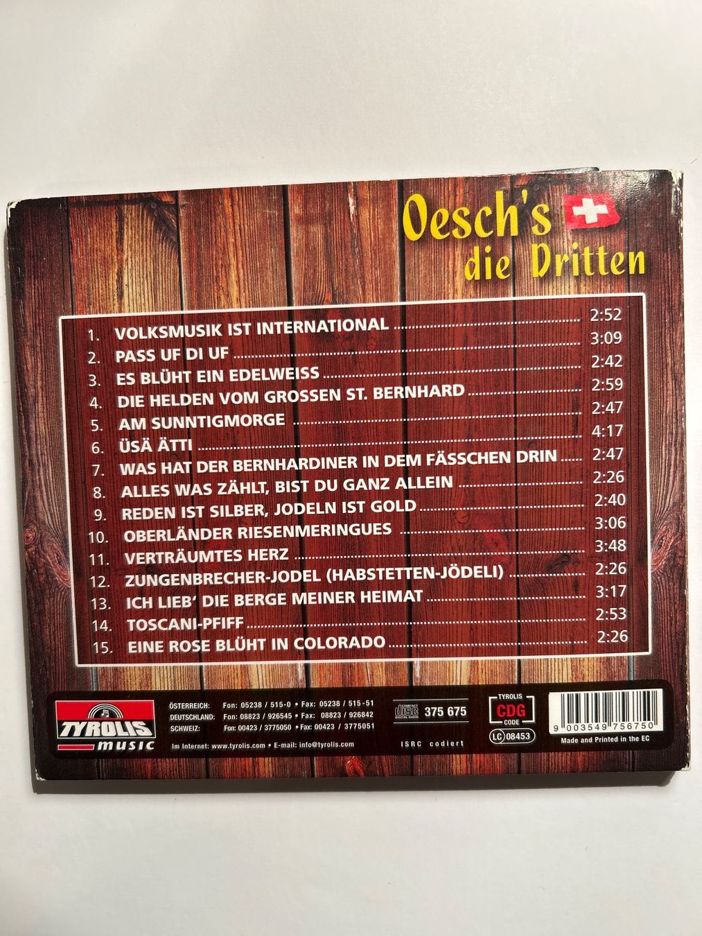 CD: Oesch s die Dritten – Usato da Arth venduto da Vrecam51 1