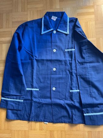 Zweiteiliger Vintage Pyjama (1970s), Gr. 50, neu/ungetragen!