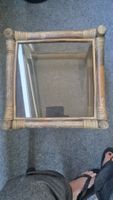Tischen mit Glasplatte Babus Holz vintage Zustand
