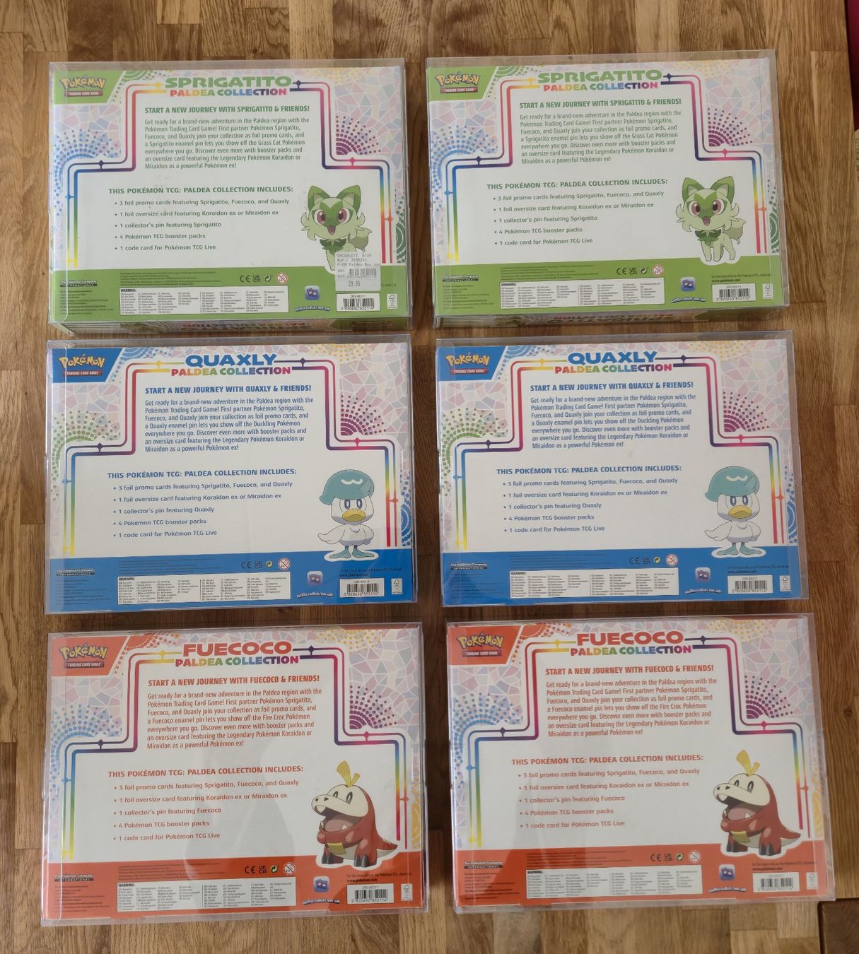 Pokémon Cartes à collectionner: Pokémon Paldea Collection 6 different version 2023 sealed EN – Neuf avec emballage d'origine à Biel/Bienne par DigiPok 1