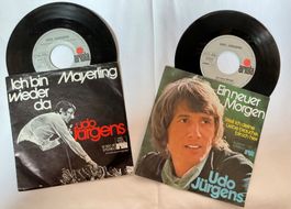 Schallplatte Vinyl Single 7“ /Udo Jürgens - Ein neuer Morgen