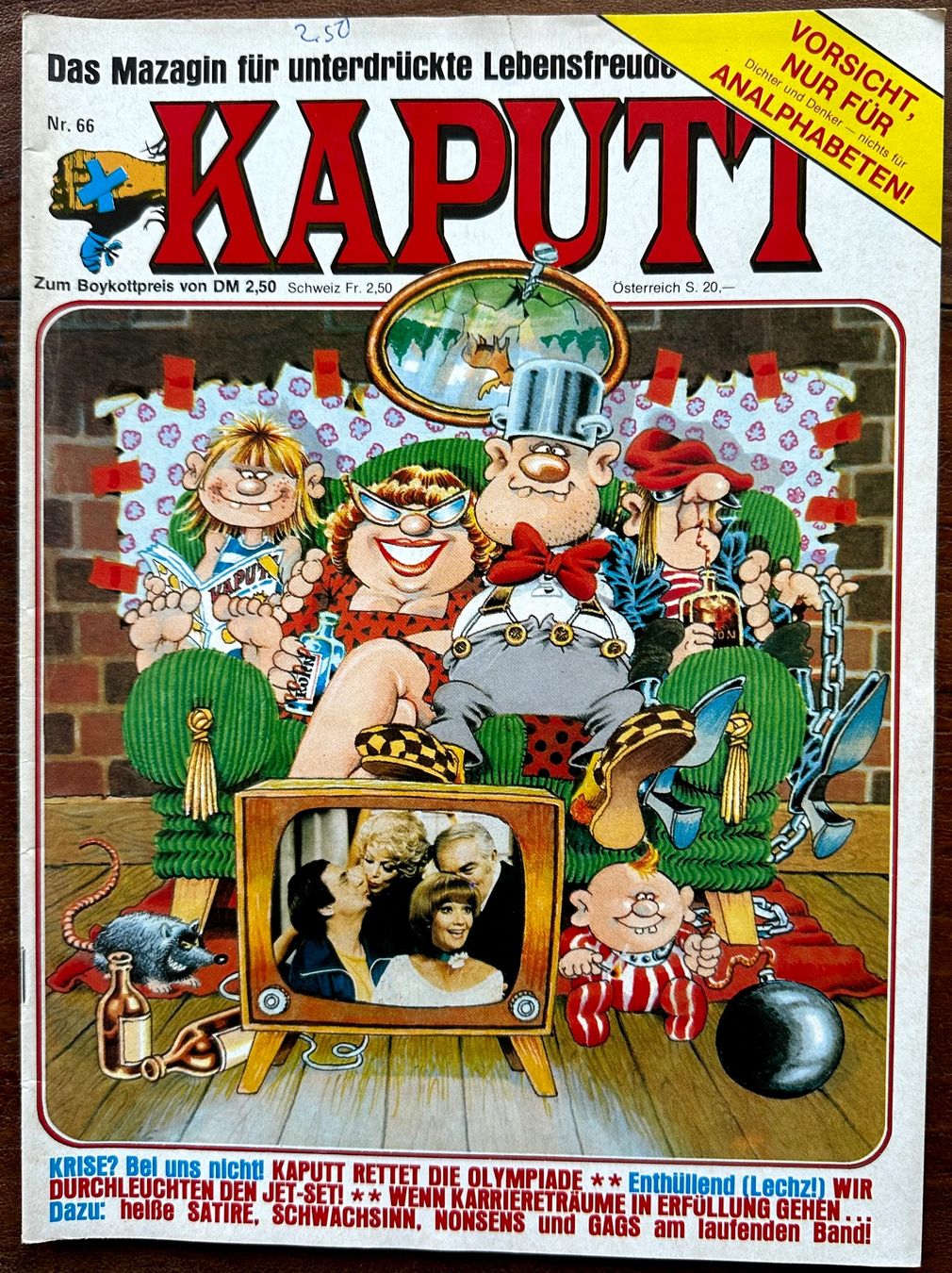 Comics: Kaputt Nr. 66, hunderte Comics eingestellt ab 1.- – Gebraucht aus Seltisberg von quadartswiss