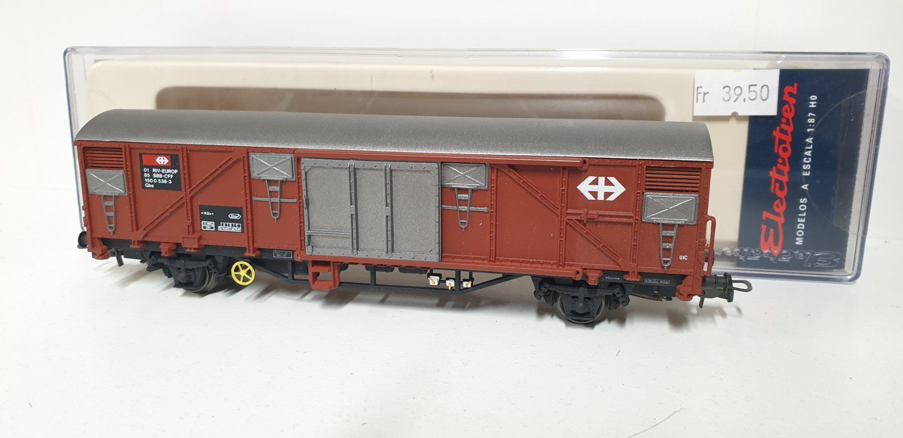 Modellini di ferrovie: Electrotren SBB Gbs Güterwagen H0/DC – Usato da Geroldswil venduto da TopTrain54 2