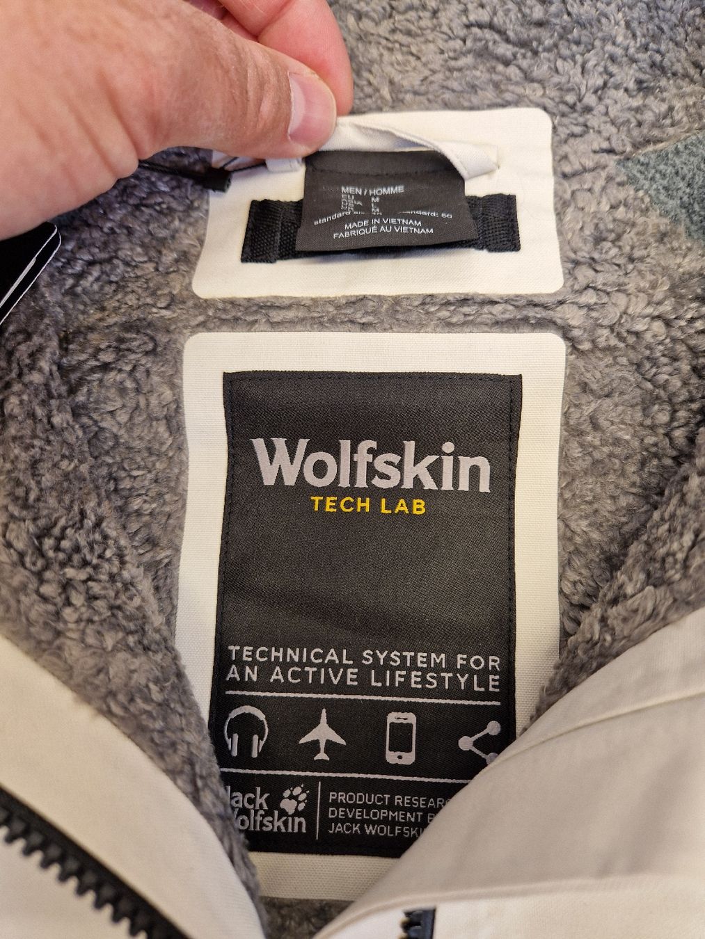 Jack Wolfskin Giacche: Jack Wolfskin The Slickshell Jacket Herren weiss Grösse M – Nuovo e nell'imballaggio originale da Braunau venduto da Brand-Store 2