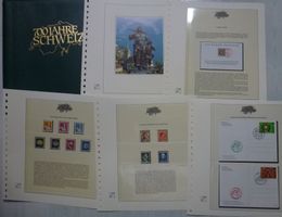 ++ Interessante Sammlung 700 Jahre Schweiz aus dem Jahr 1991