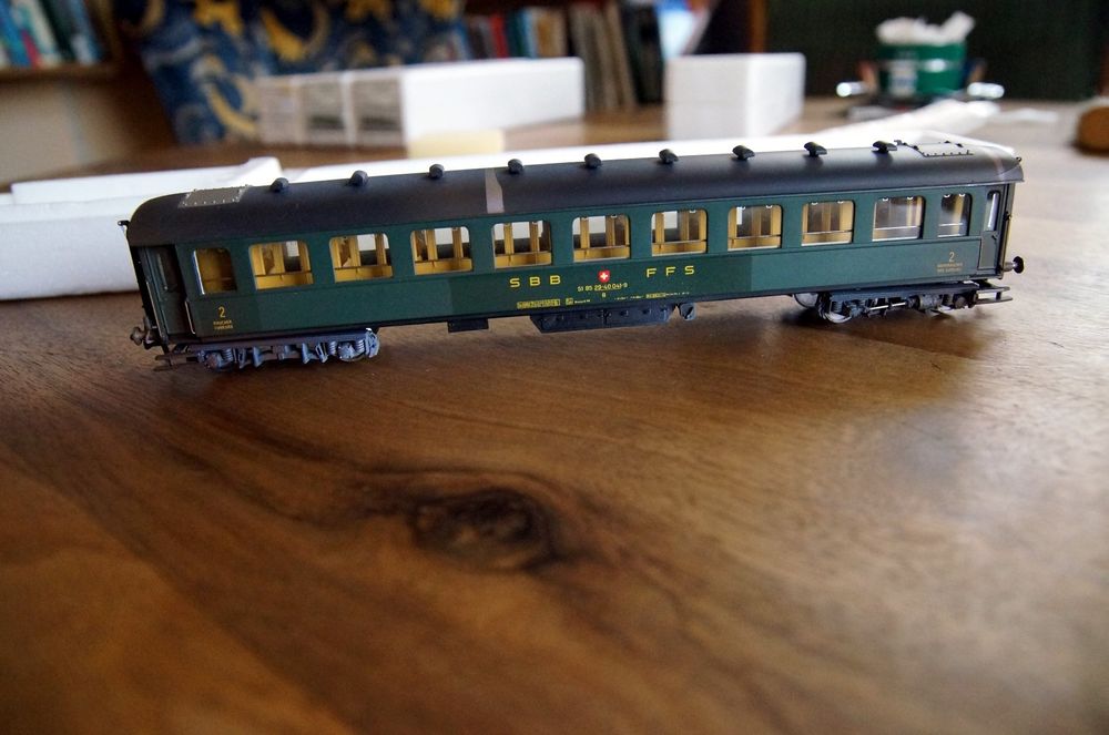Metropolitan Modelleisenbahnen: Metrop/API 7090 E - SBB Personenwagen 2. Klasse UIC – Gebraucht aus Schönenwerd von Steidi