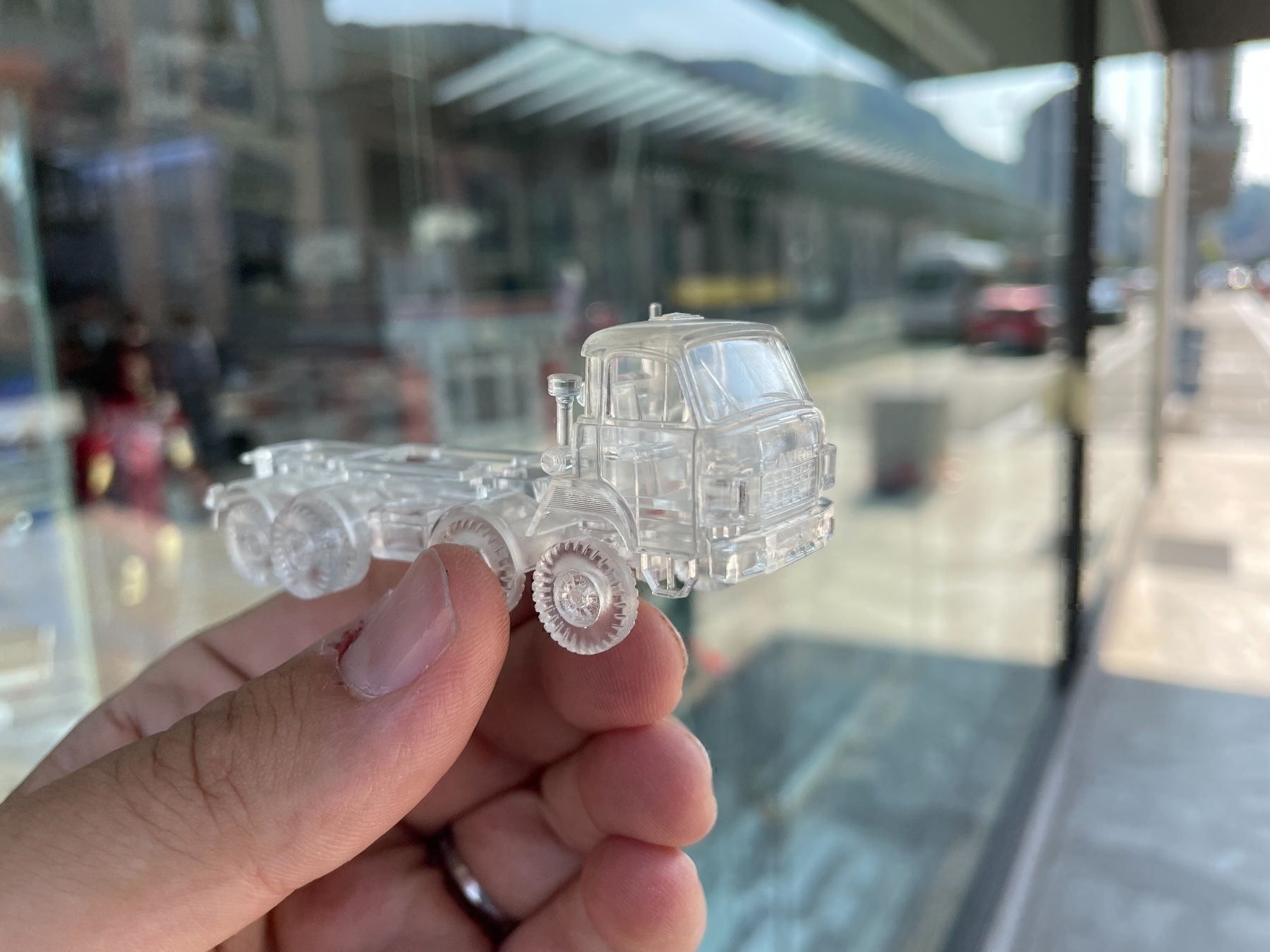Modellbausätze & Standmodelle: 1:87 LKW RARE clear Saurer – Gebraucht aus Chiasso von Carrara-Modellismo