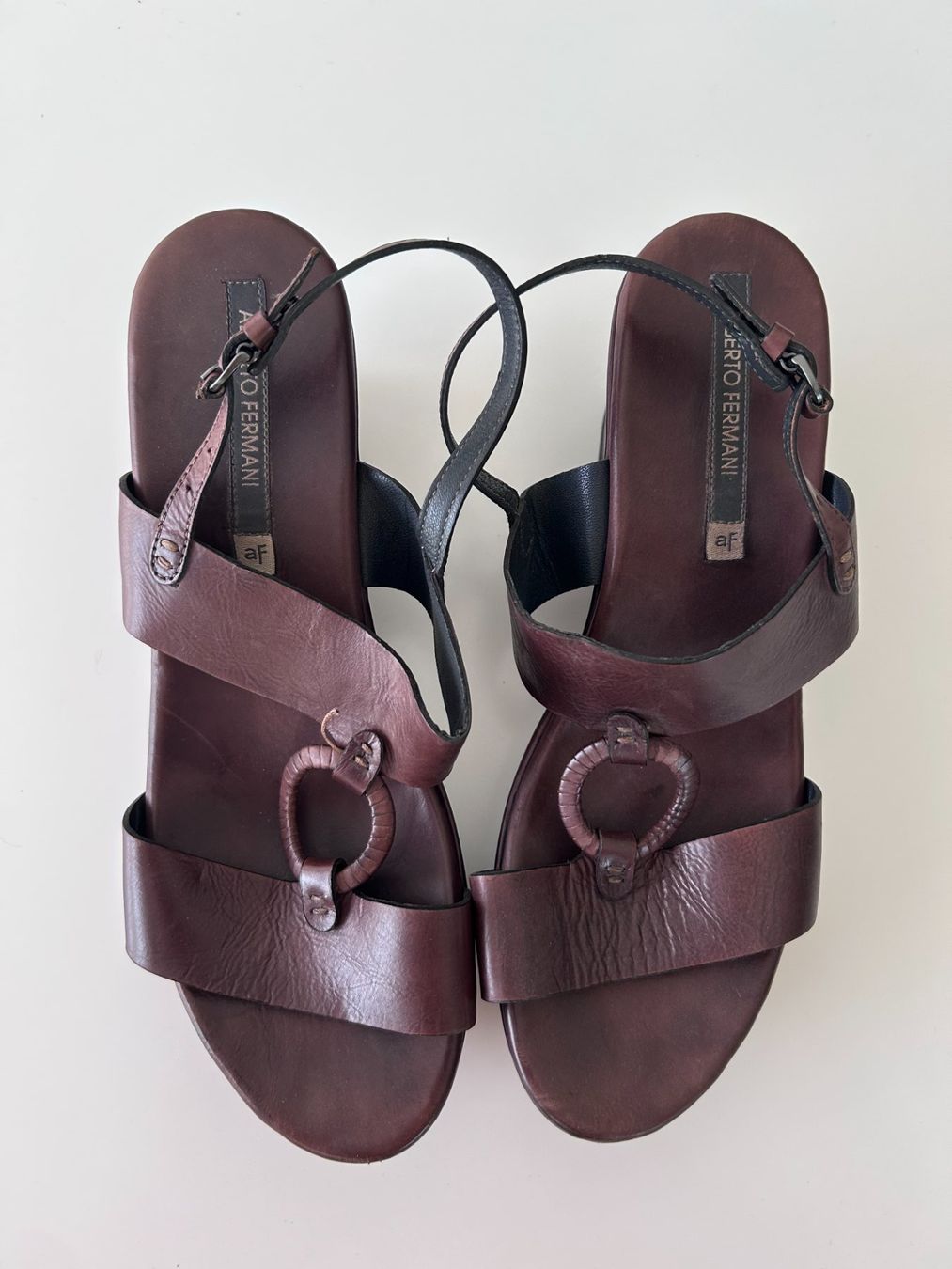 Navyboot Damenschuhe: Alberto Fermani Plattform Sandalen – Gebraucht aus St. Gallen von look-twice