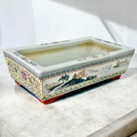Jardinière pour bonsai en porcelaine Jingdezhen Chine