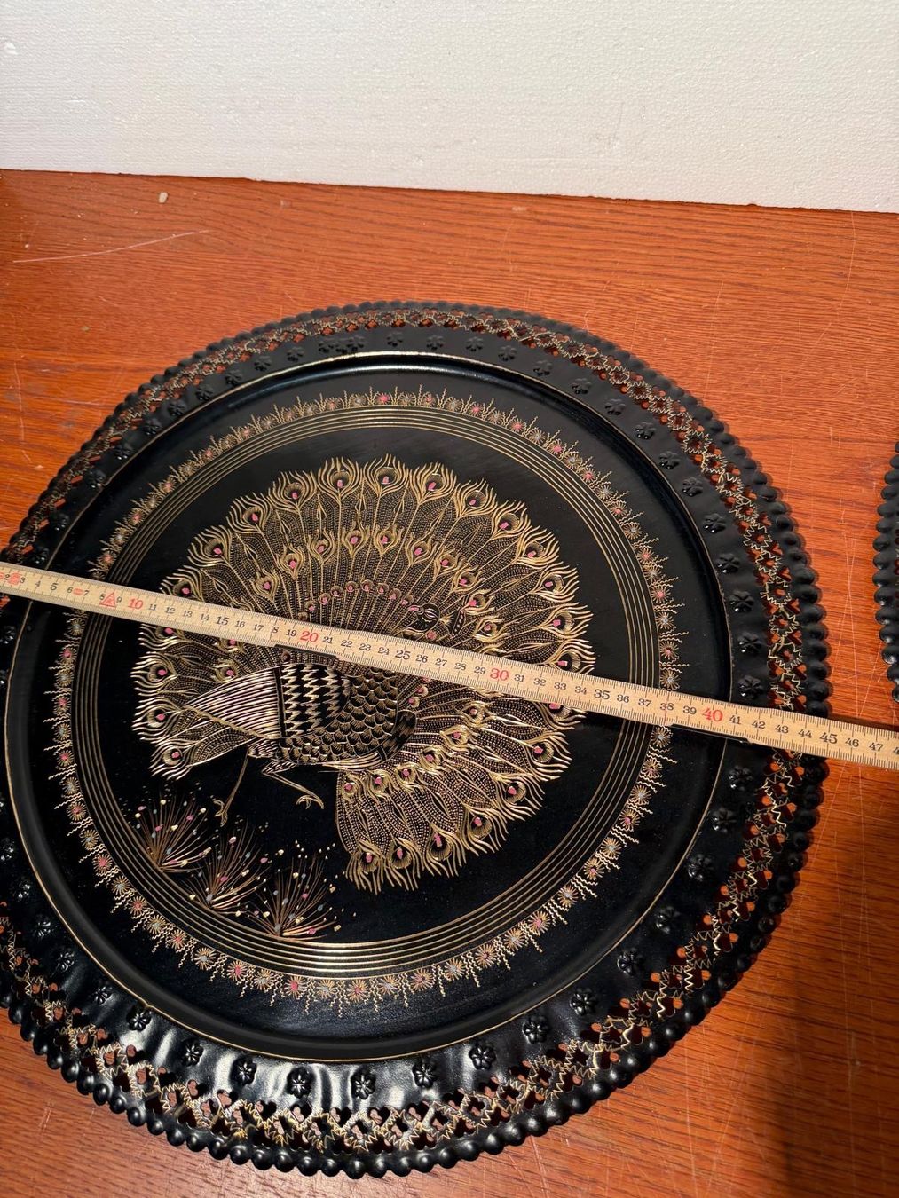 Tutte le decorazioni: Decorative Tray with Chariot Scene Used – Usato da Lausanne venduto da artnouveau04 5