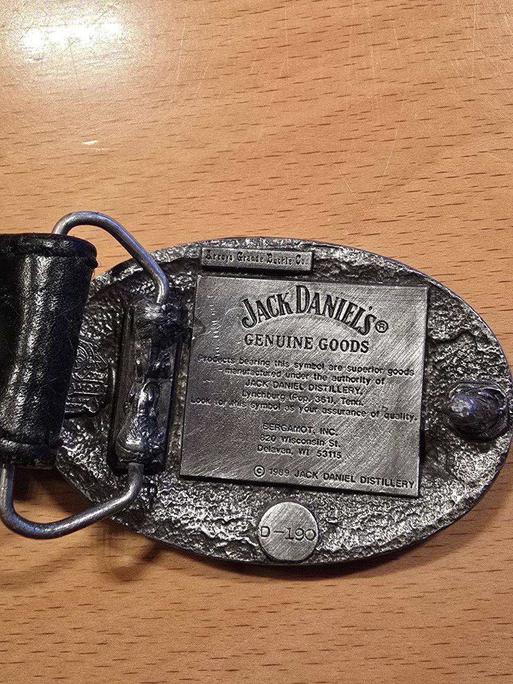 Jack Daniels Fibbie per cinture: Jack Daniel's Gurtschnalle – Usato da Elgg venduto da Kallipygos 2