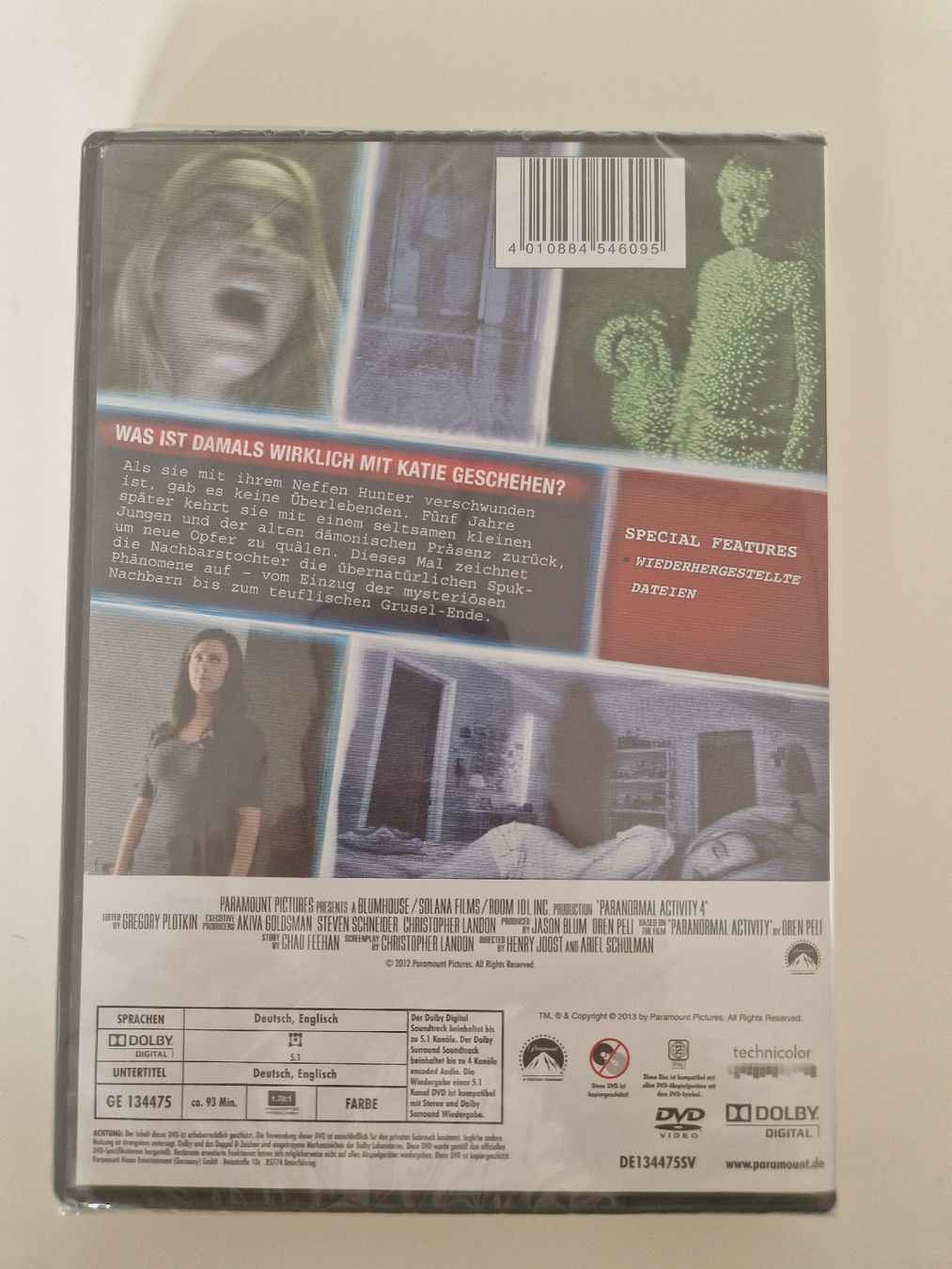 Tutti i DVDs: Paranormal Activity 4, DVD, OVP – Nuovo e nell'imballaggio originale da Emmenbrücke venduto da alexa1983 1