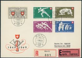 1950 - Pro Patria - Brief - 1. August Rütli - Haerry