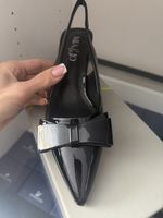 Mia&Jo Slingpumps Schwarz Gr. 39 - Elegante Sommerschuhe! (5