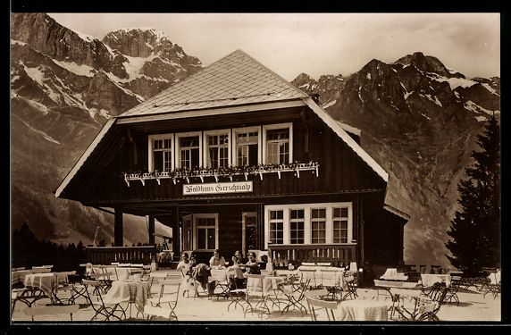 Ansichtskarten: Engelberg, Waldhaus Gerschnialp mit Huts – Gebraucht aus Berlin von bartko-reher