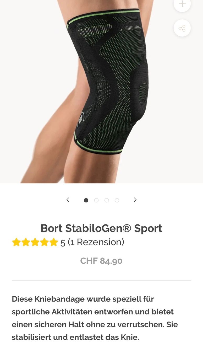 Socken: Kniestulpen Sport – Neu (gemäss Beschreibung) aus Hittnau von Oracel 7