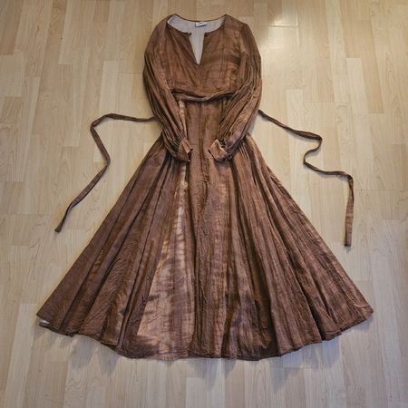 ZAZI VINTAGE Kleid / Plant Dyed Handmade Kunstwerk