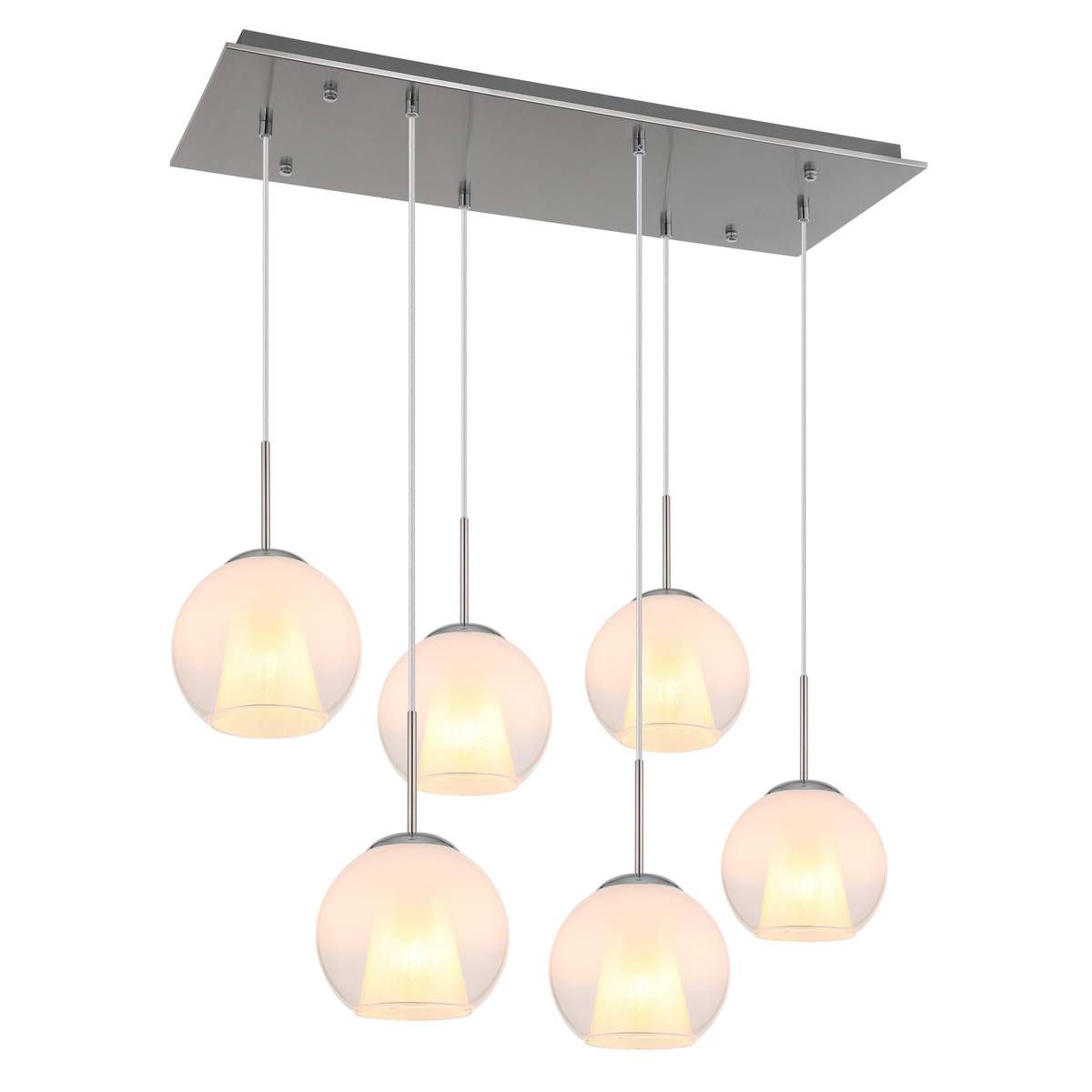 Lampade: Pendelleuchte, Glas, Opal, 90 cm x 38 cm – Nuovo (secondo la descrizione) da Kreuzlingen venduto da Smart-Light