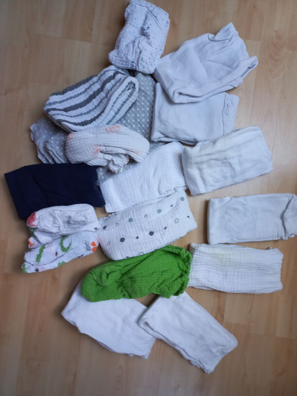 Pasti del neonato: Mulltücher-Set/ Nüschelis – Usato da Salvenach venduto da soleil_27
