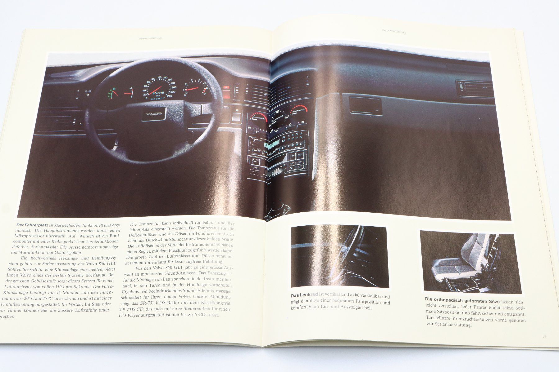 Volvo Dokumente: Volvo 850 GLT 1992 Prospekt – Gebraucht aus Bühl b.Aarberg von Collectorpassions 8