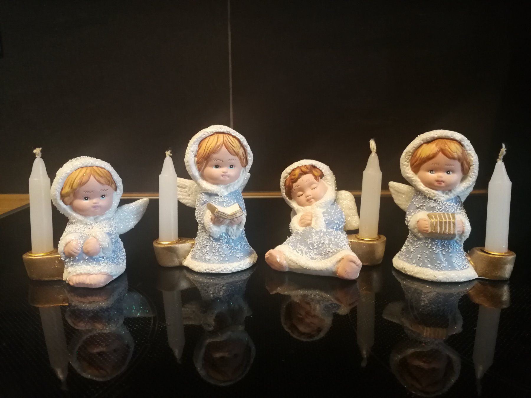 Kerzenständer: Engel, Kerzenhalter, Kerzenständer 4 Stück – Gebraucht aus Wagenhausen von Simbad 1