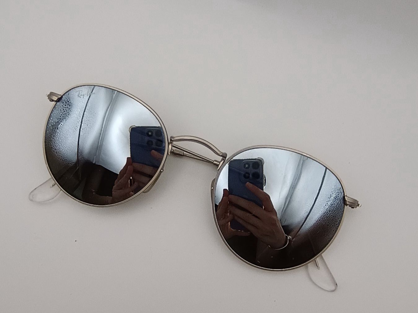 Ray-Ban Brillen & Gläser: Ray-Ban Round Mirror Sunglasses – Gebraucht aus Villars-sur-Ollon von VicJ 1