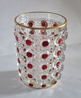 Baccarat antik Glas Becher "Diamant Pierreries" 1916