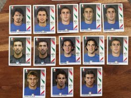 Panini WM 2006 Italien Buffon Cannavaro Del Piero