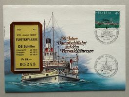 150 Jahre Dampfschiffahrt auf dem Vierwaldstättersee 1987