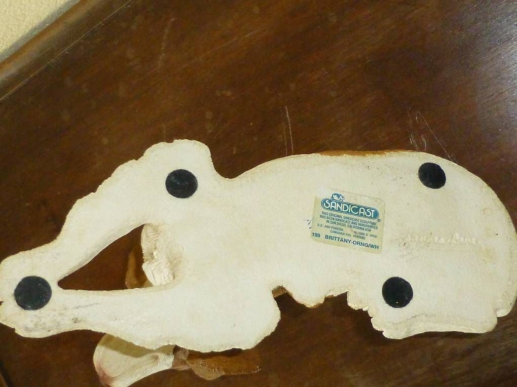 Statuette: Brittany Bretonischer Spaniel Hundefigur Sandicast – Nuovo (secondo la descrizione) da Reinach BL venduto da Spider63 4