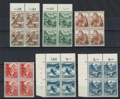 1948 série 285-290 en bloc de 4 neuf** sans charnière