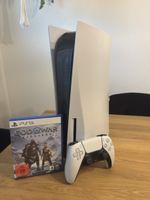 Playstation 5 disc mit God of War Ragnarök + Schwarzeplate
