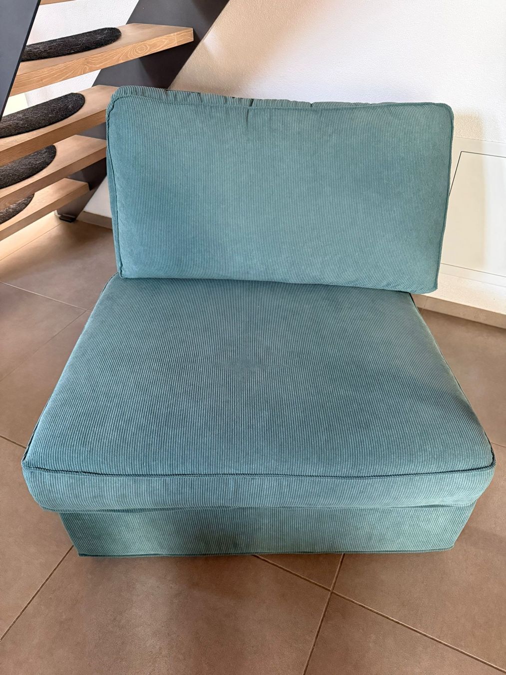 Ikea Poltrone: KIVIK 1er-Bettsofa, Kelinge grautürkis – Nuovo (secondo la descrizione) da Ebertswil venduto da we4u
